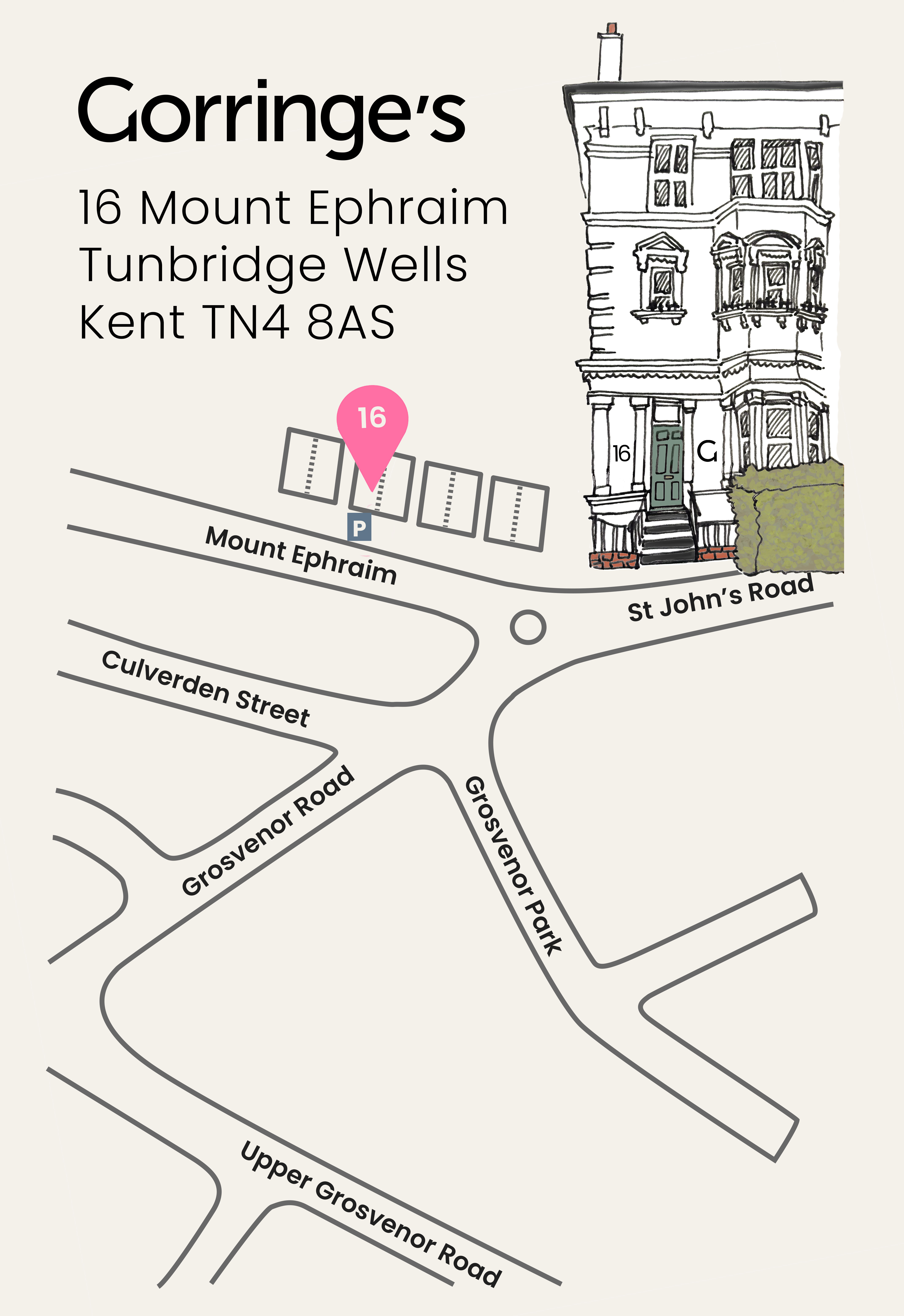Tunbridge Wells office Map