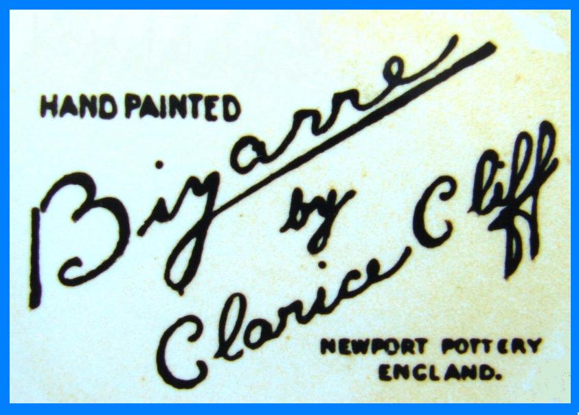 Clarice Cliff Bizarre Backstamp