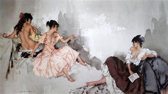 Sir William Russell Flint painting