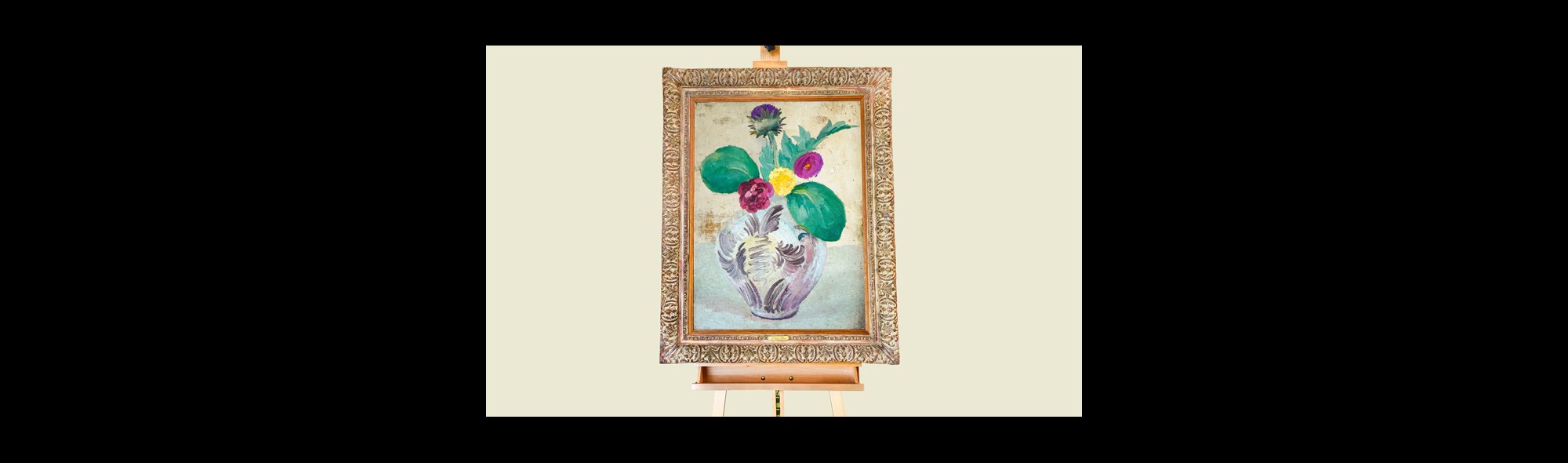 Duncan Grant (1885-1978) and George Bergen (Russian/American (1903–1984), 'Flowers in a jar'