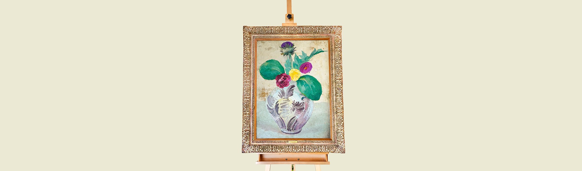Duncan Grant (1885-1978) and George Bergen (Russian/American (1903–1984), 'Flowers in a jar'