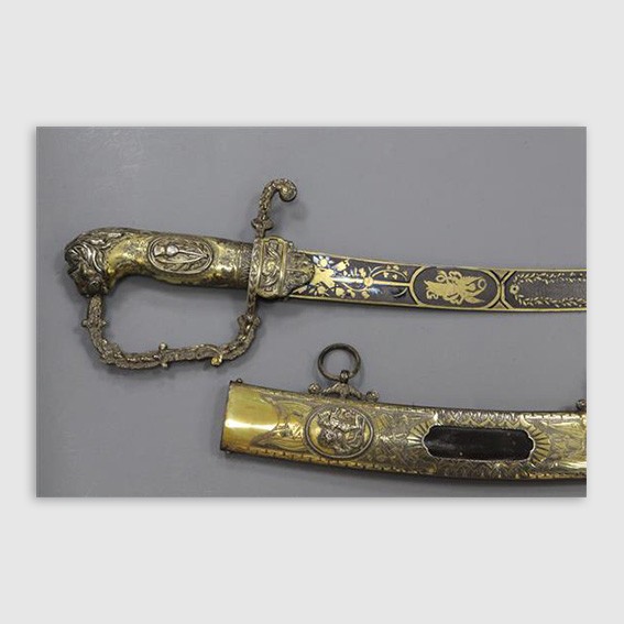 A Fine George III Silver Gilt Sword