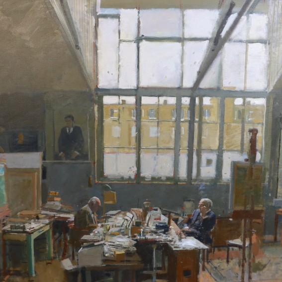 Ken Howard (b.1932), 'Robert Buhler and Bill Michael at 3 Avenue Studios