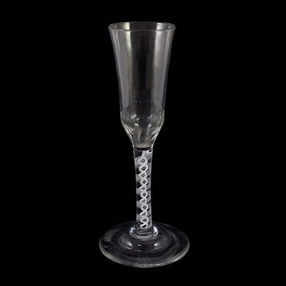 An English DSOT ratafia glass