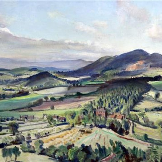 Dame Laura Knight Malvern Hills Painting