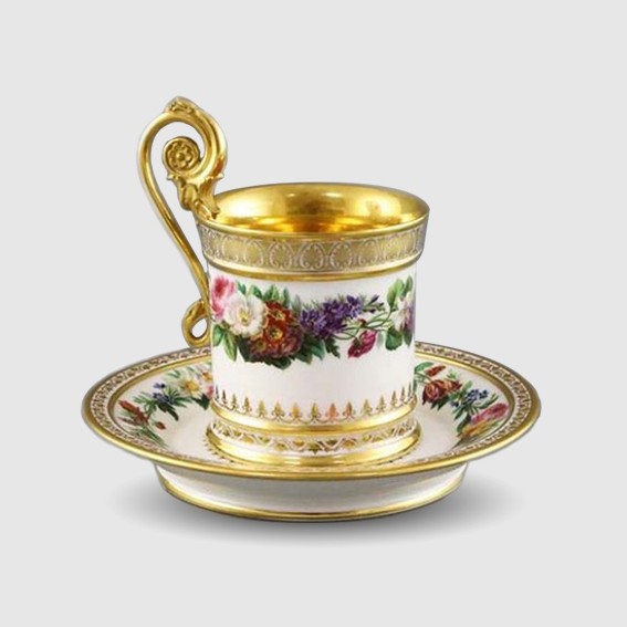  Sevres cabinet cup and saucer