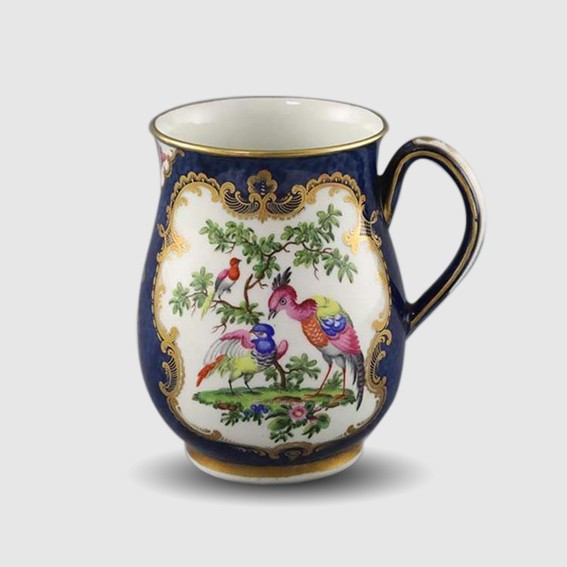 Worcester scale blue mug