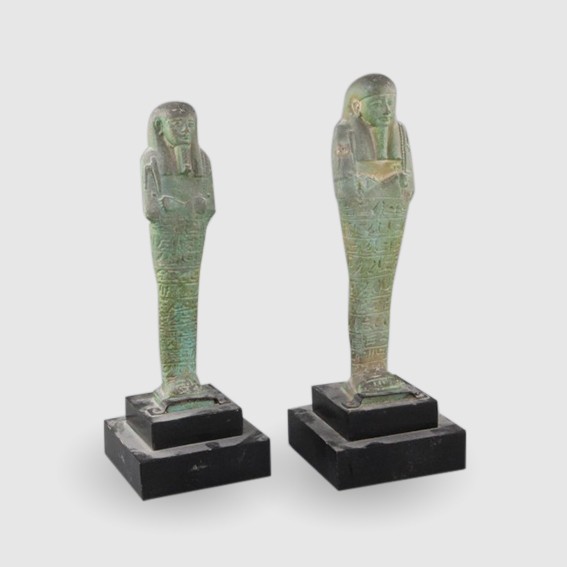 green glazed composition Shabti