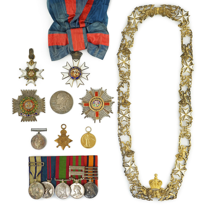 A magnificent group of Afghanistan, Indian General Service, Boer War, and Great War of eleven medals