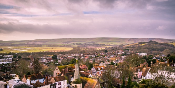 Lewes Rooftops by Darren Coleshill