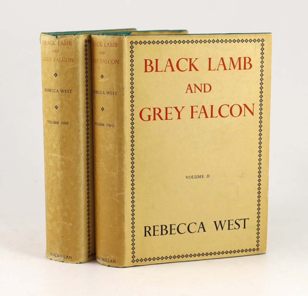 West, Rebecca - Black Lamb and Grey Falcon: a Journey Through Yugoslavia in 1937, 1st edition, 2 vols, 1941