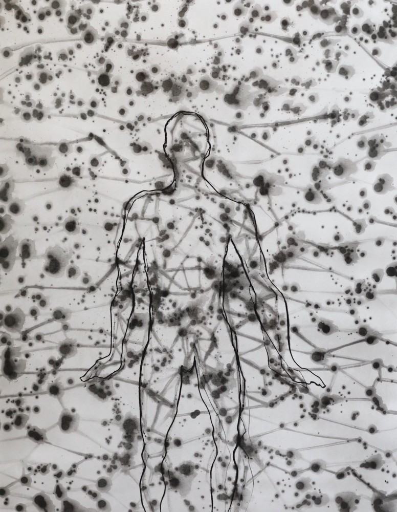 Sir Antony Gormley OBE RA, (b.1950-), Domain, etching and aquatint