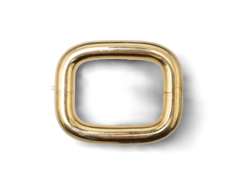 Cartier, a rare 18ct gold 'TV' bangle, London, circa 1975