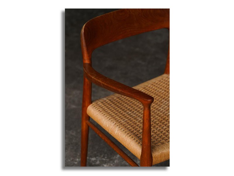 Model 75 teak dining chair, one of a set of 10 by Niels Otto Moller (£2,000-3,000) Model 75 teak dining chair, one of a set of 10 by Niels Otto Moller (£2,000-3,000)