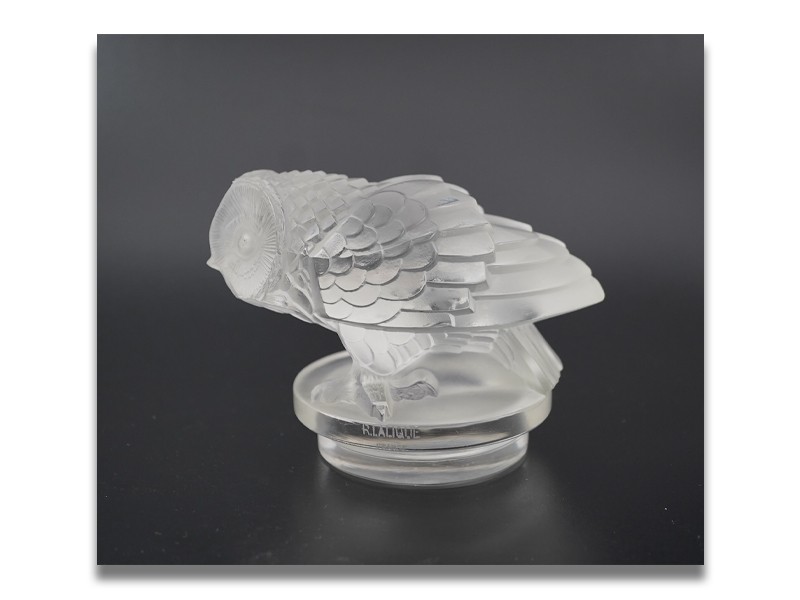 René Lalique: An exceptionally rare 'Hibou' car mascot René Lalique: An exceptionally rare 'Hibou' car mascot