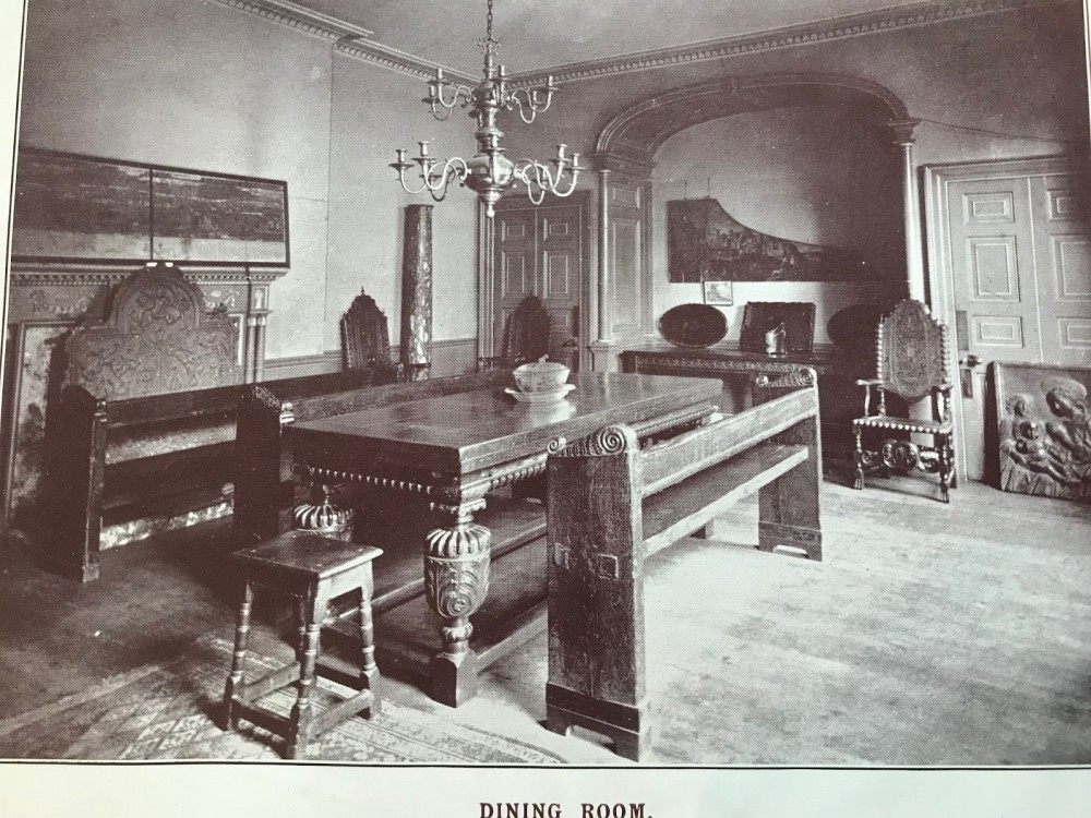 The dining room at Lewes House