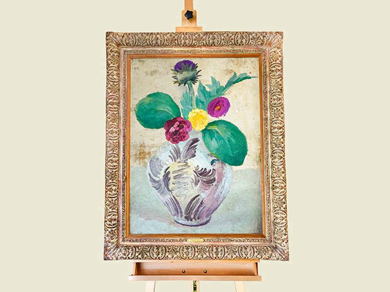 Duncan Grant (1885-1978) and George Bergen (Russian/American (1903–1984), 'Flowers in a jar' Duncan Grant (1885-1978) and George Bergen (Russian/American (1903–1984), 'Flowers in a jar'