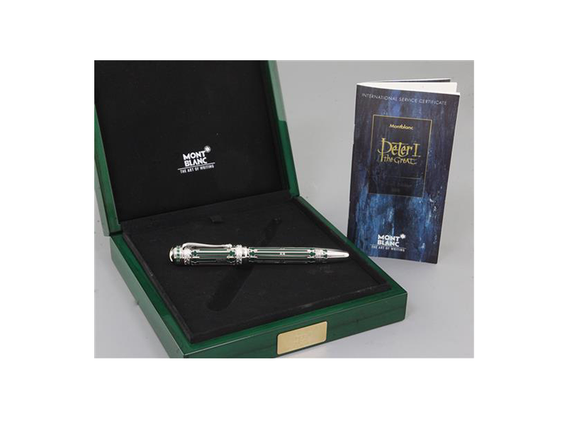 A Montblanc Peter The Great Patron of Art Series limited edition 888 fountain pen